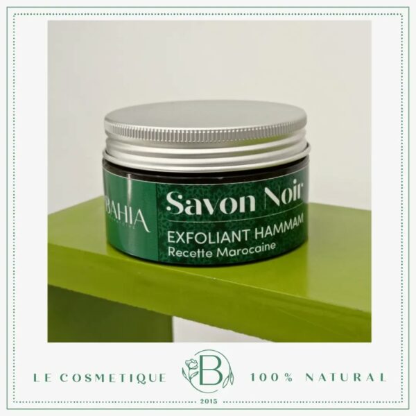 Savon Noir Exfoliant Hammam au Ghassoul