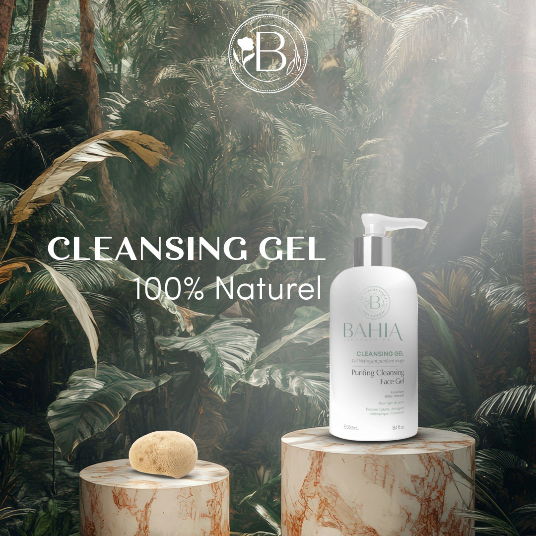 ✨ Decouvrez le gel nettoyant Bahia laboratoire lalliance parfaite entre purete et nature 🌿.