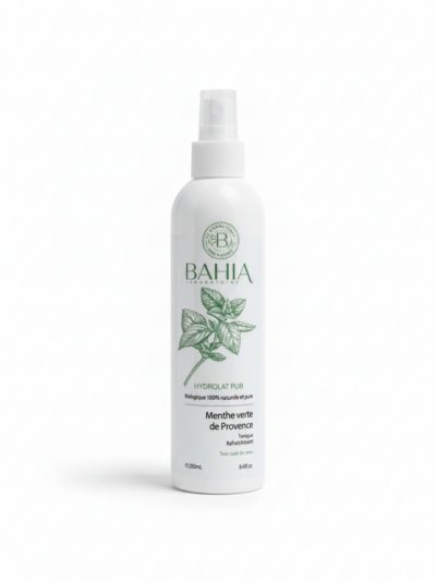 hydrolat de menthe verte de provence back blanc 1 1